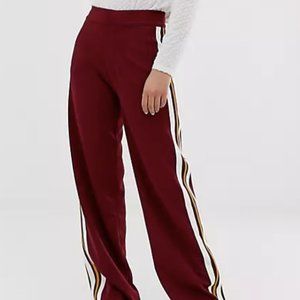 Wild Honey smart wide leg pants with side stripe